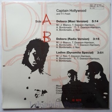Captain Hollywood And T.T. Fresh Crew - Debora • 12" Vinyl Maxi • NM - Labyrinth Music