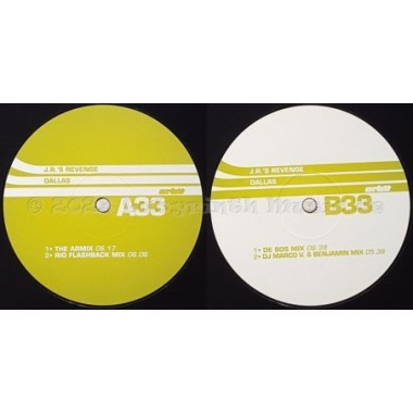 J.R.'s Revenge - Dallas • 12" Vinyl Maxi • MINT - Labyrinth Music