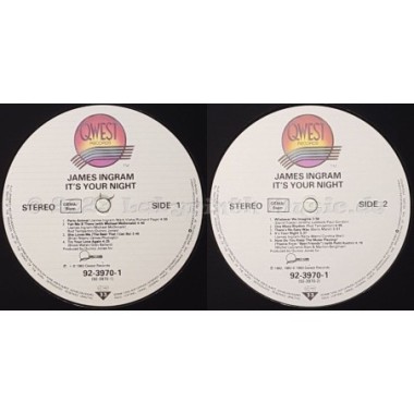 James Ingram - It's Your Night • 12" Vinyl LP • EX - Labyrinth Music