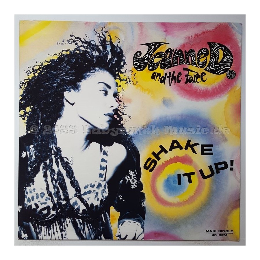 Jeanne D. And The Force - Shake It Up • 12" Vinyl Maxi • MINT - Labyrinth Music