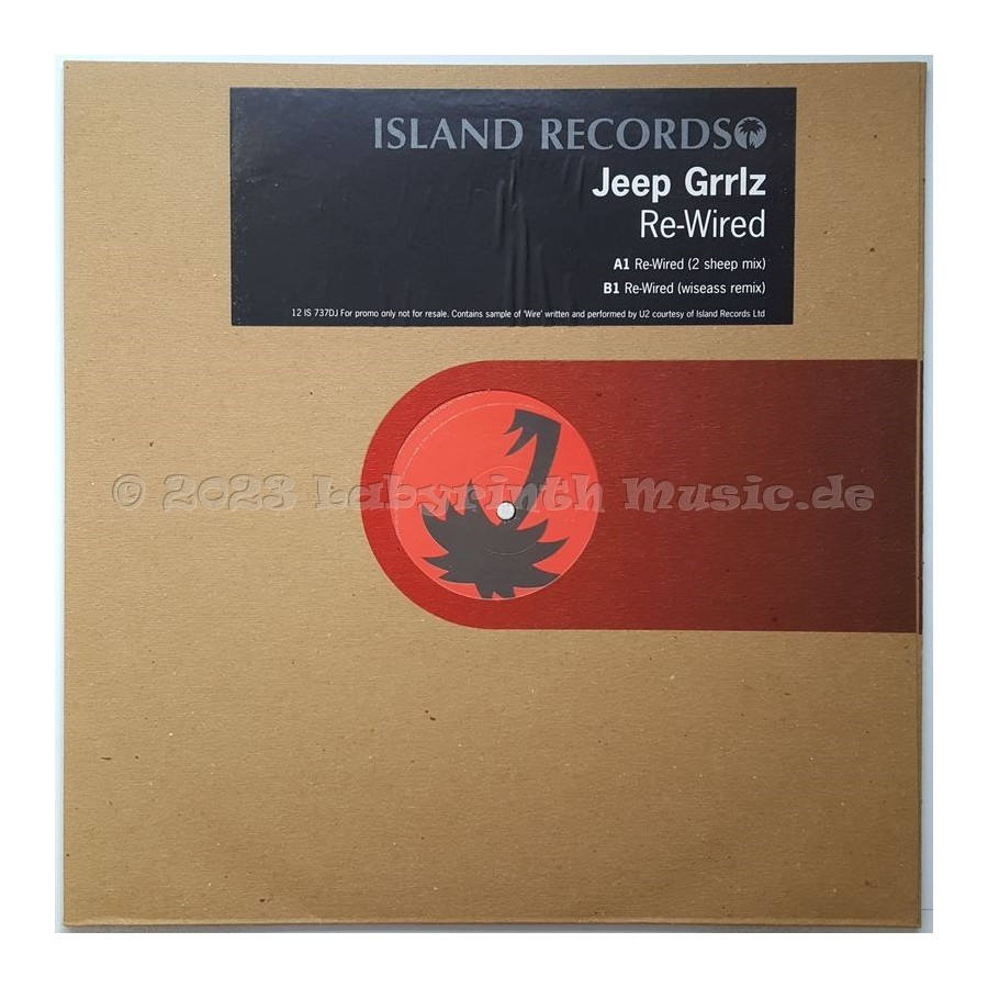 Jeep Grrlz - Re-Wired • 12" Vinyl Maxi • MINT - Labyrinth Music