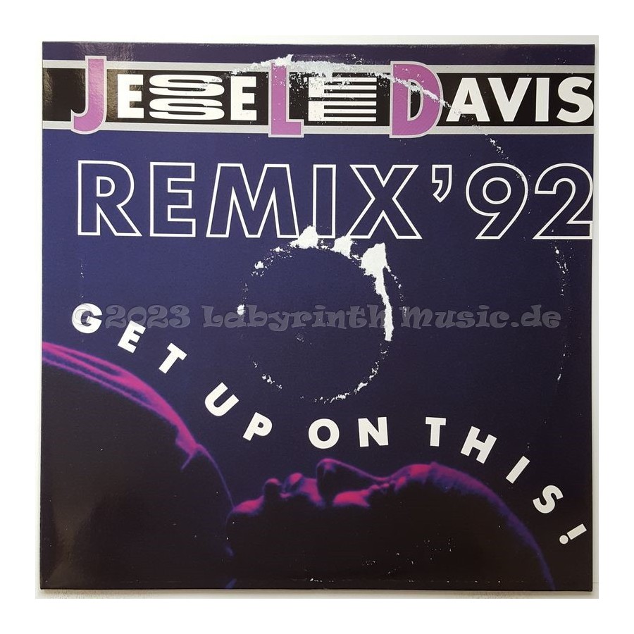 Jesse Lee Davis - Get Up On This • Remix 92 • 12" Vinyl Maxi • MINT - Labyrinth Music