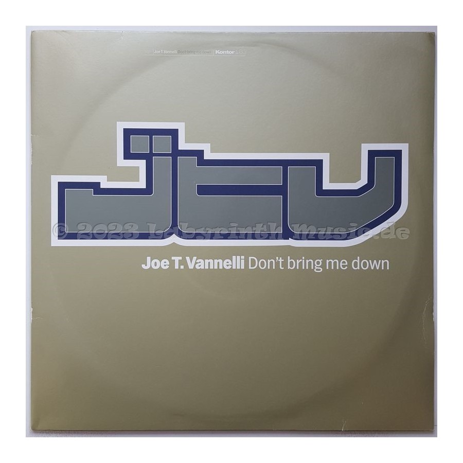 Joe T. Vannelli - Don't Bring Me Down • 12" Vinyl Maxi • MINT - Labyrinth Music