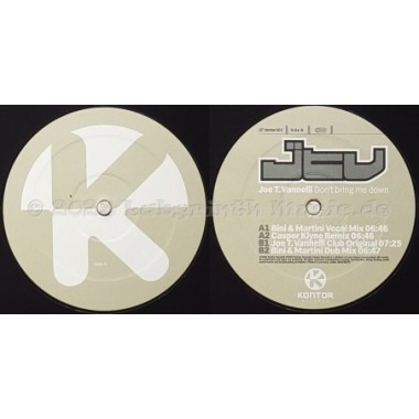 Joe T. Vannelli - Don't Bring Me Down • 12" Vinyl Maxi • MINT - Labyrinth Music