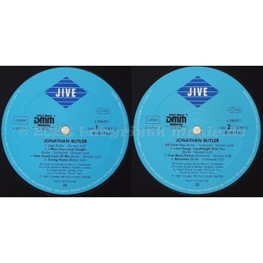 Jonathan Butler - Jonathan Butler • 12" Vinyl LP • MINT - Labyrinth Music
