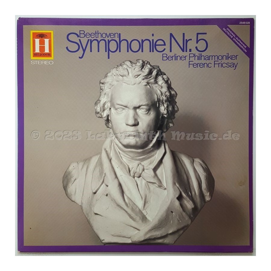 Ludwig Van Beethoven - Symphonie Nr. 5 • 12" Vinyl LP • MINT - Labyrinth Music