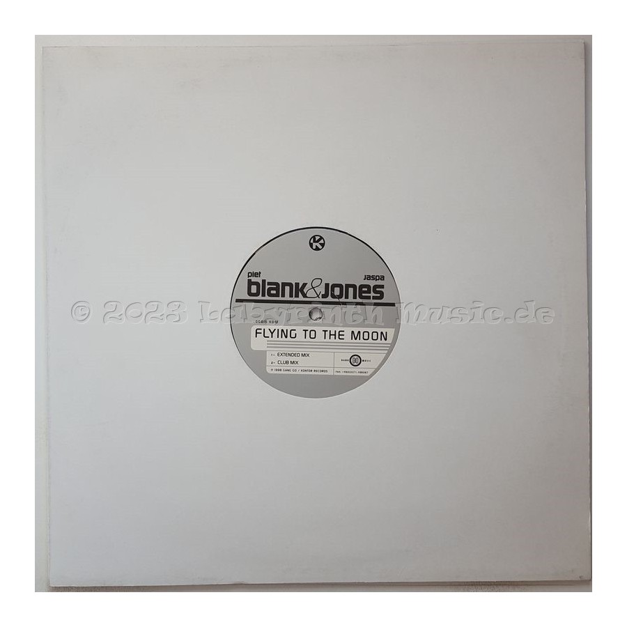 Blank & Jones - Flying To The Moon • 12" Vinyl Maxi • MINT - Labyrinth Music