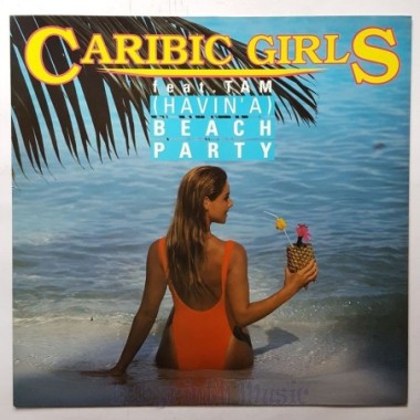 Caribic Girls Feat. Tam - (Havin' A) Beach Party • 12" Vinyl Maxi • NM - Labyrinth Music