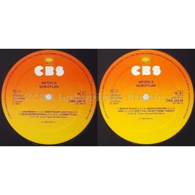 Bob Dylan - Infidels • 12" Vinyl LP • EX - Labyrinth Music