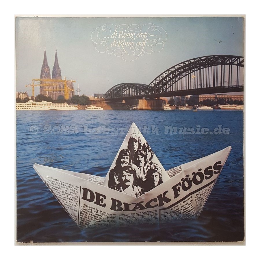De Bläck Fööss - D'r Rhing Erop D'r Rhing Eraf • 12" Vinyl LP • EX - Labyrinth Music