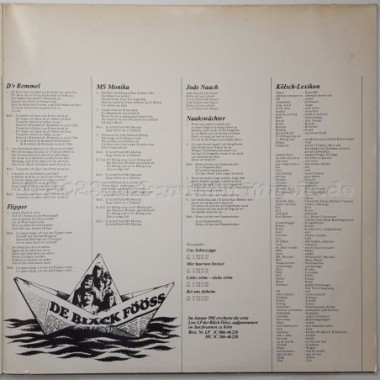 De Bläck Fööss - D'r Rhing Erop D'r Rhing Eraf • 12" Vinyl LP • EX - Labyrinth Music