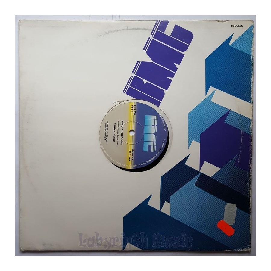 Carlos Perez - Poco A Poco • 12" Vinyl Maxi - Labyrinth Music