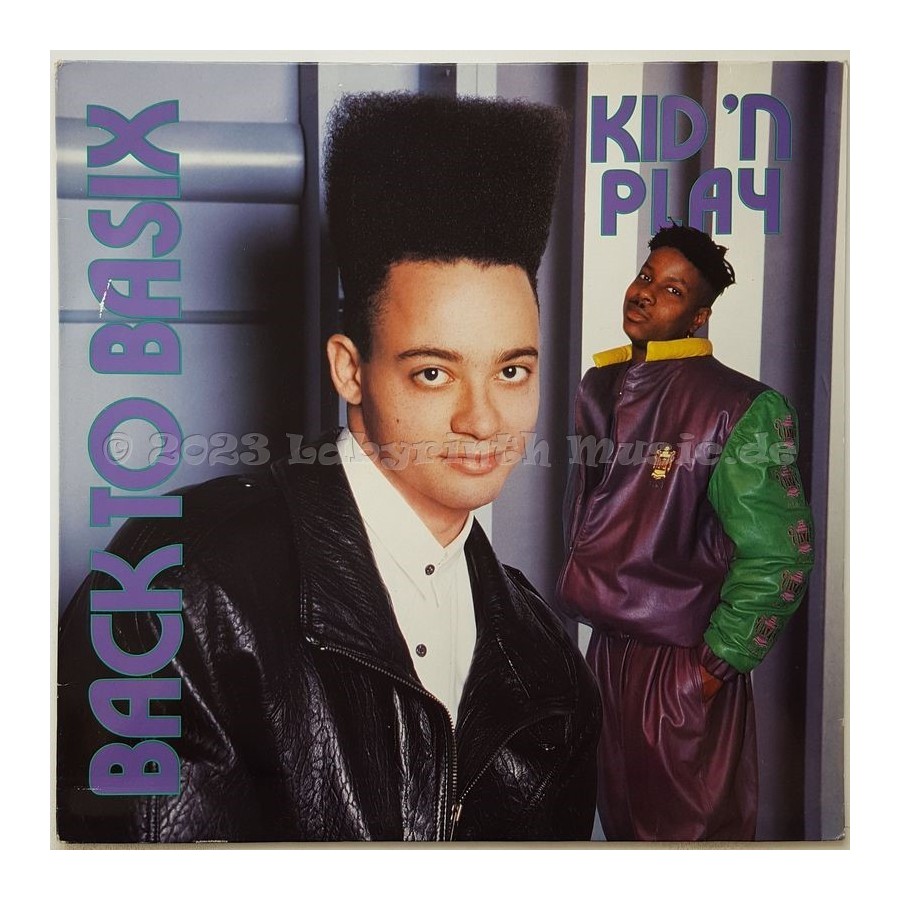 Kid 'n' Play - Back To Basix • 12" Vinyl Maxi • EX - Labyrinth Music