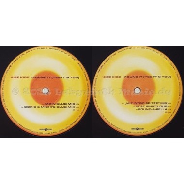 Kiez Kidz - I Found It (Yes It's You) • 12" Vinyl Maxi • MINT - Labyrinth Music