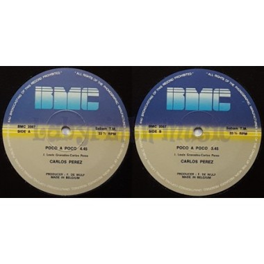 Carlos Perez - Poco A Poco • 12" Vinyl Maxi - Labyrinth Music