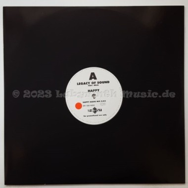 Legacy Of Sound Feat. Meja - Happy • 12" Vinyl Maxi - Labyrinth Music