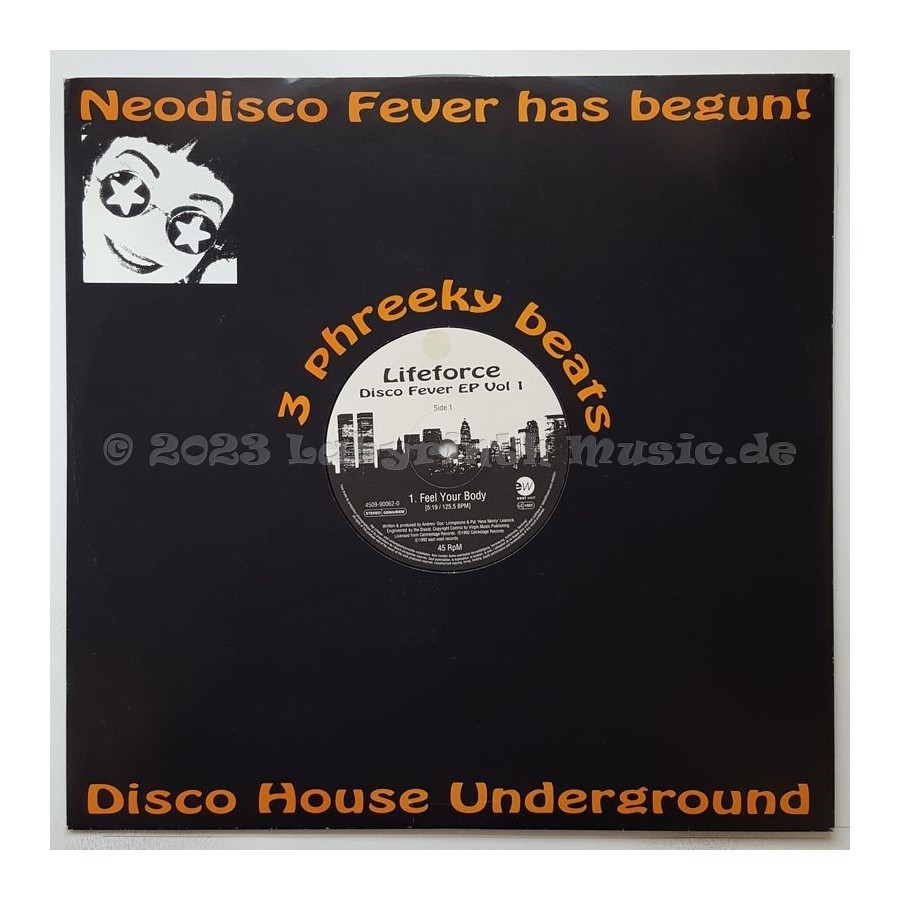 Lifeforce - Disco Fever EP Vol 1 • 12" Vinyl Maxi • MINT - Labyrinth Music