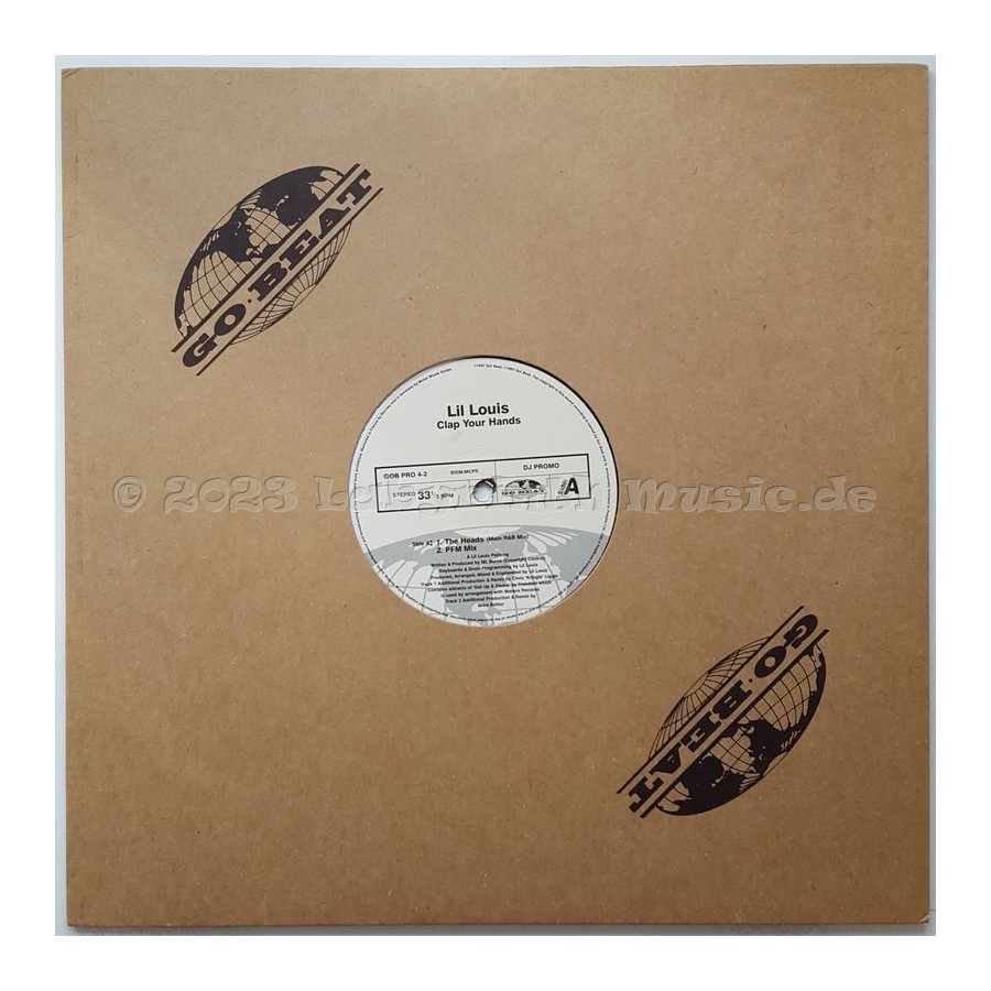 Lil Louis - Clap Your Hands • 12" Vinyl Maxi • MINT - Labyrinth Music