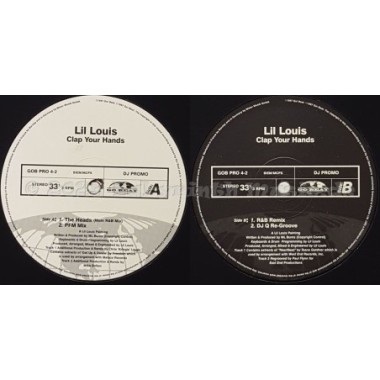 Lil Louis - Clap Your Hands • 12" Vinyl Maxi • MINT - Labyrinth Music