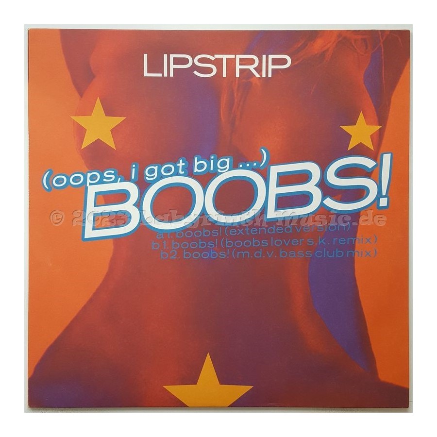 Lipstrip - (Oops I Got Big ...) Boobs • 12" Vinyl Maxi • MINT - Labyrinth Music