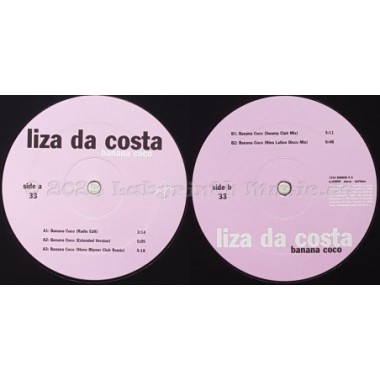 Liza Da Costa - Banana Coco • 12" Vinyl Maxi • MINT - Labyrinth Music