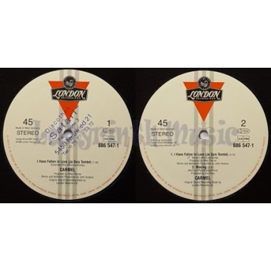 Carmel - I Have Fallen In Love • 12" Vinyl Maxi • EX - Labyrinth Music