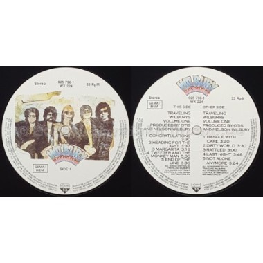 Traveling Wilburys - Volume One • 12" Vinyl LP • NM - Labyrinth Music