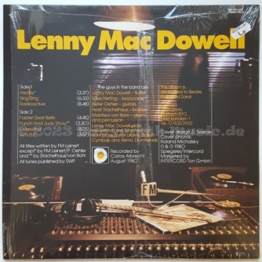Lenny Mac Dowell - Airplay • 12" Vinyl LP • MINT - Labyrinth Music