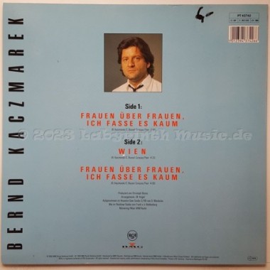 Bernd Kaczmarek - Frauen Über Frauen Ich Fasse Es Kaum • 12" Vinyl Maxi • MINT - Labyrinth Music