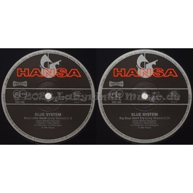 Blue System - Sorry Little Sarah • 12" Vinyl Maxi • NM - Labyrinth Music