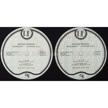 George Benson - In Concert - Carnegie Hall • 12" Vinyl LP • EX - Labyrinth Music