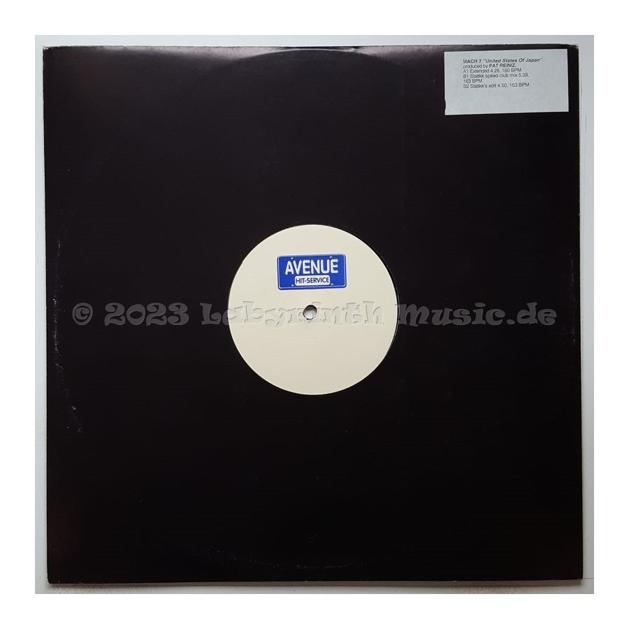 Mach 7 - United States Of Japan • 12" Vinyl Maxi • EX - Labyrinth Music