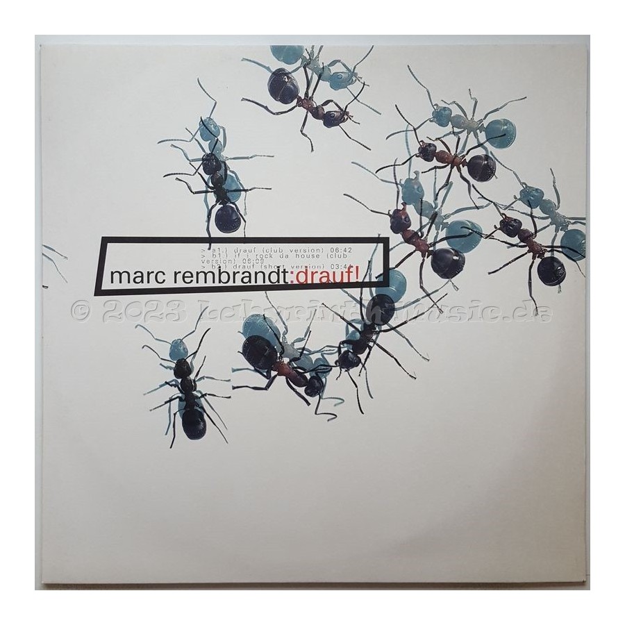 Marc Rembrandt - Drauf • 12" Vinyl Maxi • MINT - Labyrinth Music