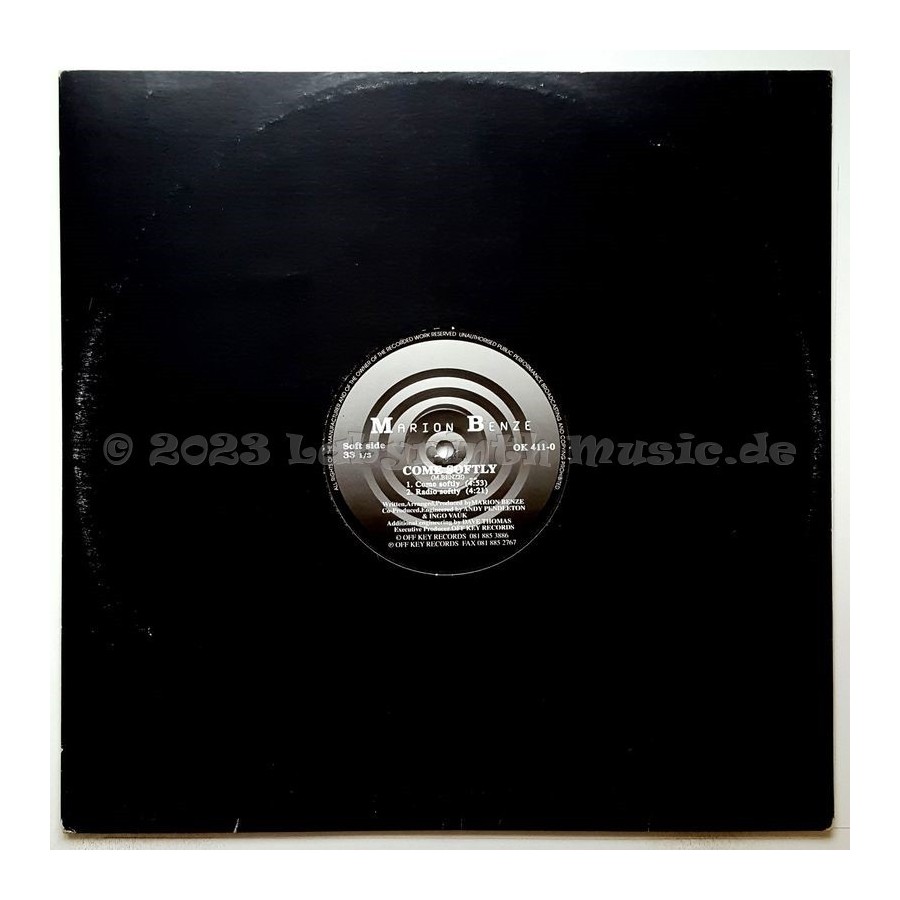 Marion Benze - Come Softly • 12" Vinyl Maxi - Labyrinth Music