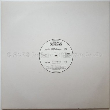 Martillo Vago - Por Qué No • 12" Vinyl Maxi • MINT - Labyrinth Music