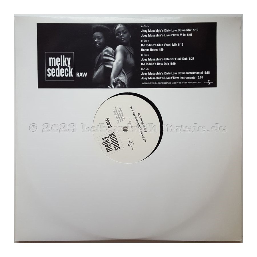 Melky Sedeck - Raw • 12" Vinyl Maxi • MINT - Labyrinth Music