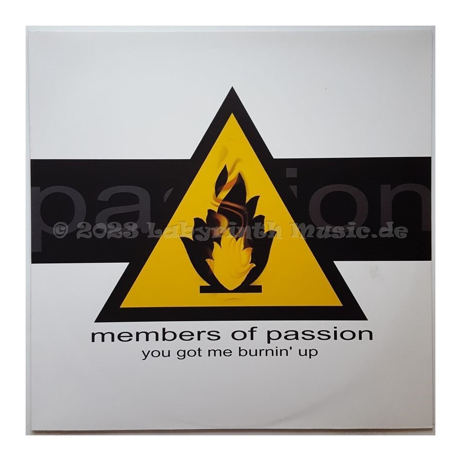 Members Of Passion - You Got Me Burnin' Up • 12" Vinyl Maxi • MINT - Labyrinth Music