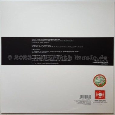 Members Of Passion - You Got Me Burnin' Up • 12" Vinyl Maxi • MINT - Labyrinth Music