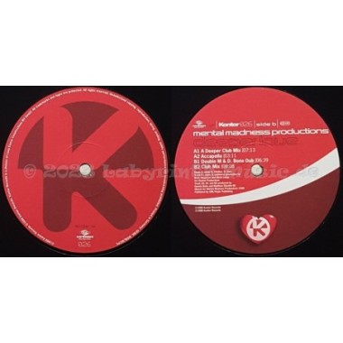 Mental Madness Productions - Deeper Love • 12" Vinyl Maxi • MINT - Labyrinth Music