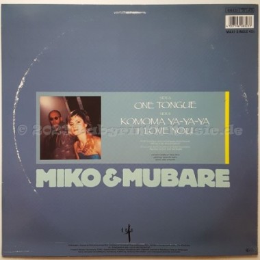 Miko & Mubare - One Tongue • 12" Vinyl Maxi • MINT - Labyrinth Music