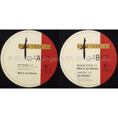 Miko & Mubare - One Tongue • 12" Vinyl Maxi • MINT - Labyrinth Music