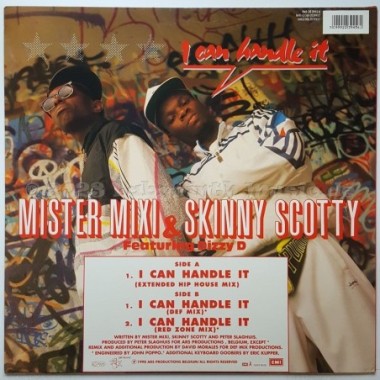 Mister Mixi & Skinny Scotty - I Can Handle It • 12" Vinyl Maxi • MINT - Labyrinth Music