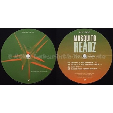 Mosquito Headz - El Ritmo • Remixes • 12" Vinyl Maxi • NM - Labyrinth Music