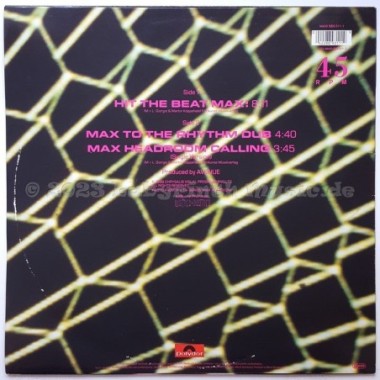Mr. M.A.X. - Hit The Beat Max • 12" Vinyl Maxi • MINT - Labyrinth Music