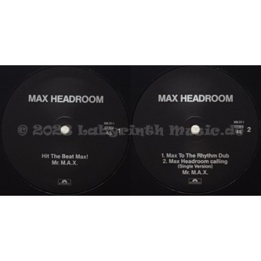 Mr. M.A.X. - Hit The Beat Max • 12" Vinyl Maxi • MINT - Labyrinth Music