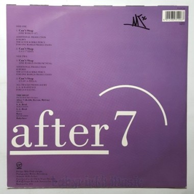 After 7 - Can't Stop • 12" Vinyl Maxi • NM - Labyrinth Music