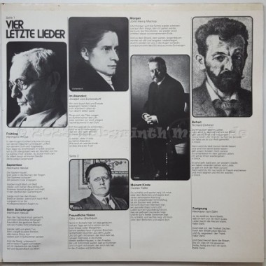 Anneliese Rothenberger - Richard Strauss - Vier Letzte Lieder • 12" Vinyl LP - Labyrinth Music