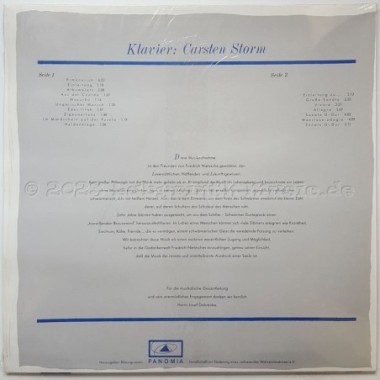 Friedrich Nietzsche / Carsten Storm - Klavierkompositionen • 12" Vinyl LP • MINT - Labyrinth Music