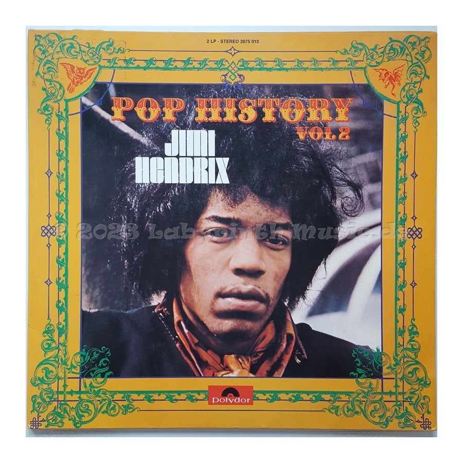 Jimi Hendrix - Pop History Vol. 2 • 12" Vinyl LP • EX - Labyrinth Music