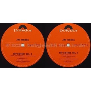 Jimi Hendrix - Pop History Vol. 2 • 12" Vinyl LP • EX - Labyrinth Music